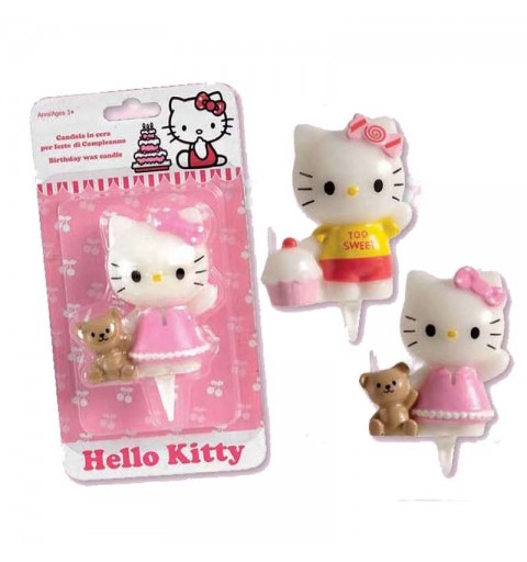 Candelina Hello Kitty in cera
