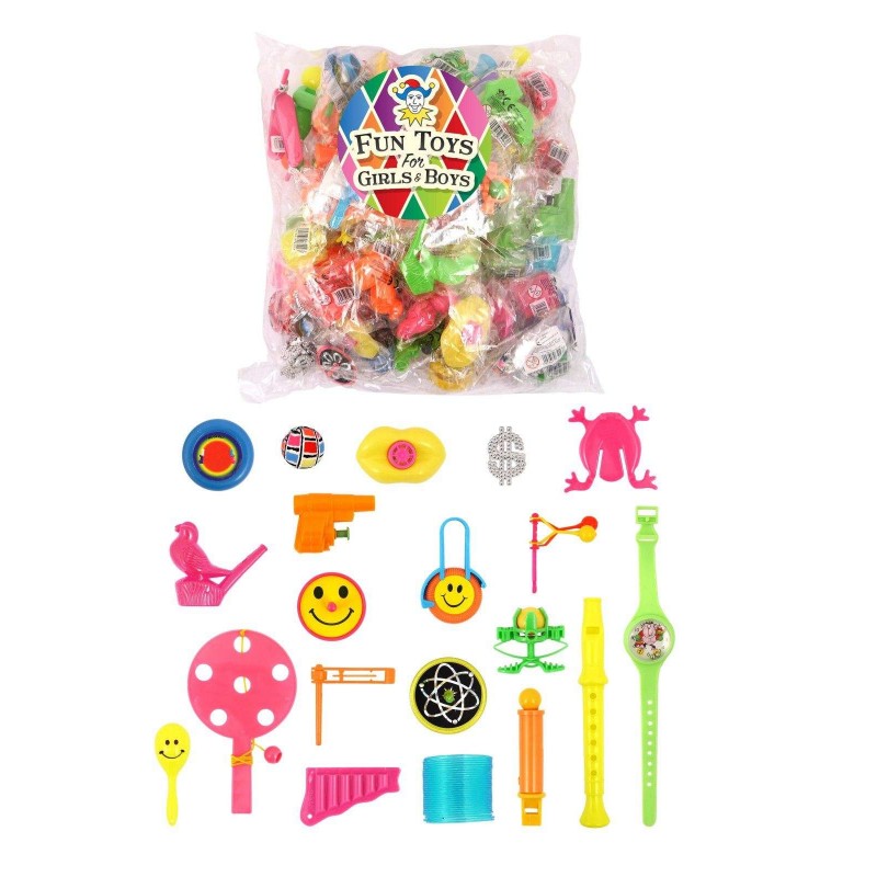 Busta di regalini fine festa misti - 100 pz