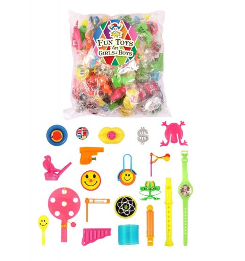 Busta di regalini fine festa misti - 100 pz
