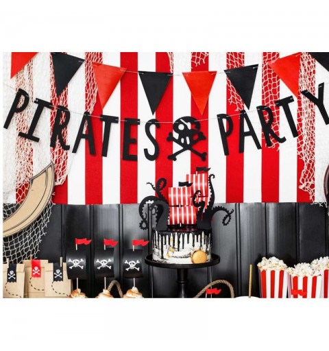 Kit n.16 pirati arr - pirates party per 24 bambini
