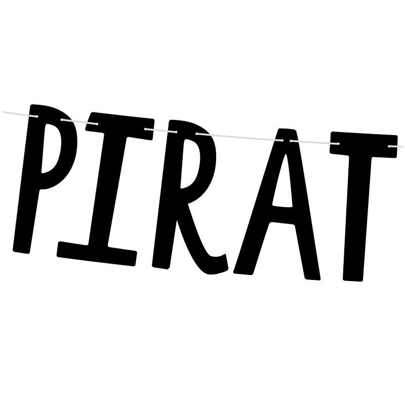 Kit n.13 pirati arr - addobbi festa pirati con ghirlanda