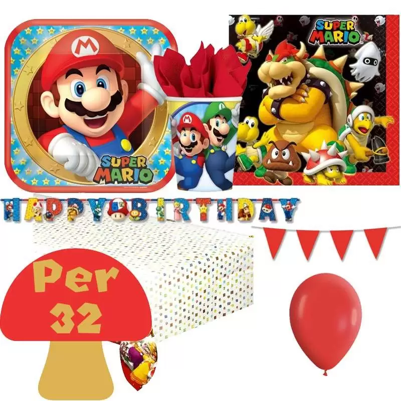 COORDINATO COMPLEANNO SUPER MARIO KART 