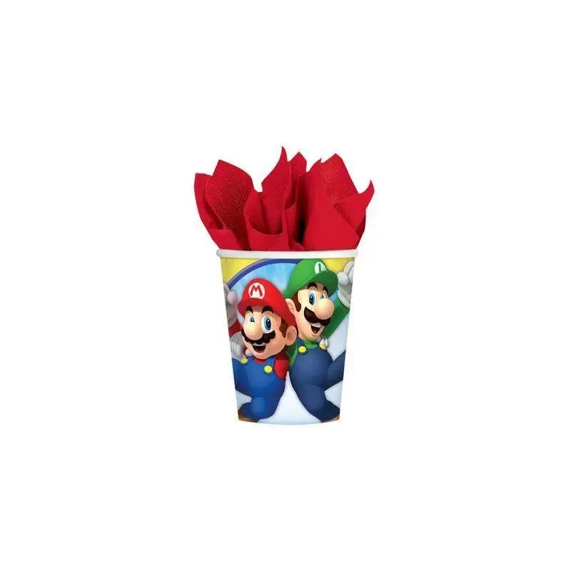  COORDINATO COMPLEANNO SUPER MARIO KART + 100 PALLONCINI COLORATI KIT N 22