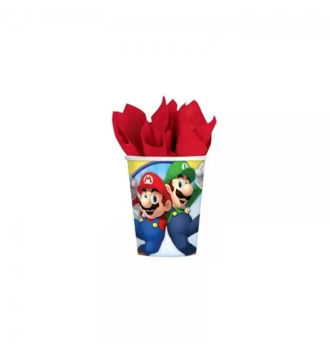  COORDINATO COMPLEANNO SUPER MARIO KART + 100 PALLONCINI COLORATI KIT N 22
