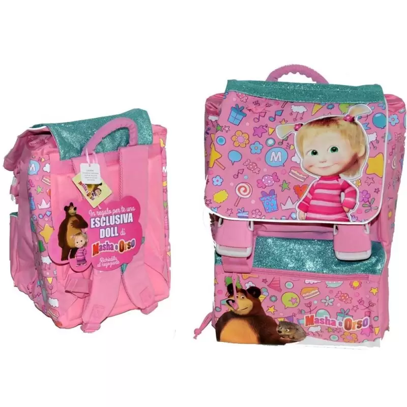 Zaino Masha e Orso scuola elementare