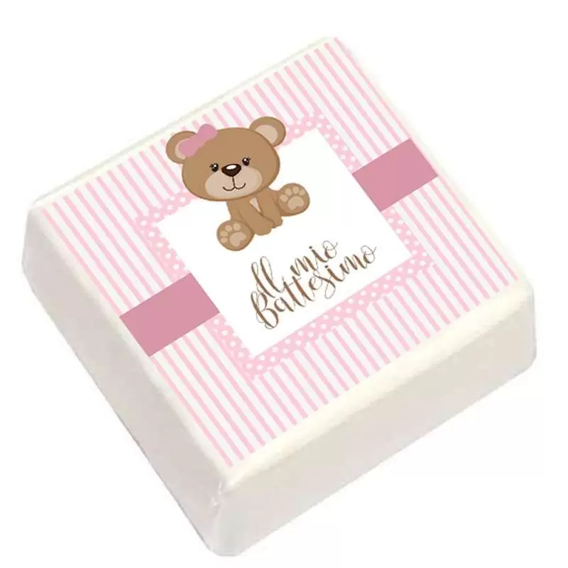 Marshmallow battesimo orsetta