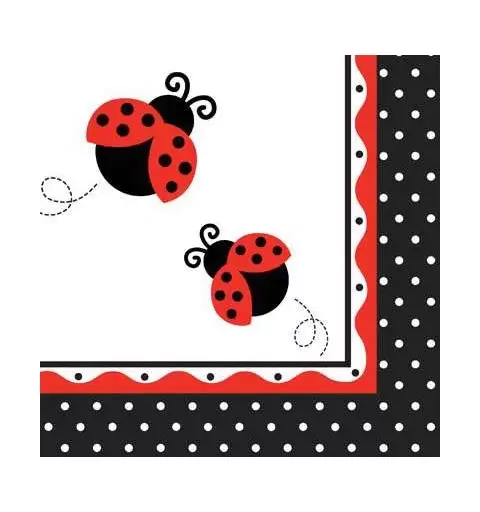 Kit n.59 coccinella - completo per la tavola