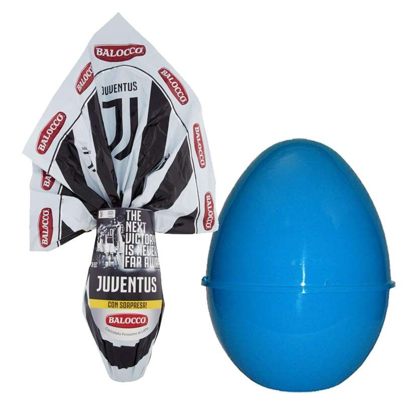 Uovo di Pasqua Juventus - con confezione regalo a forma di uovoEGALO A FORMA DI UOVO