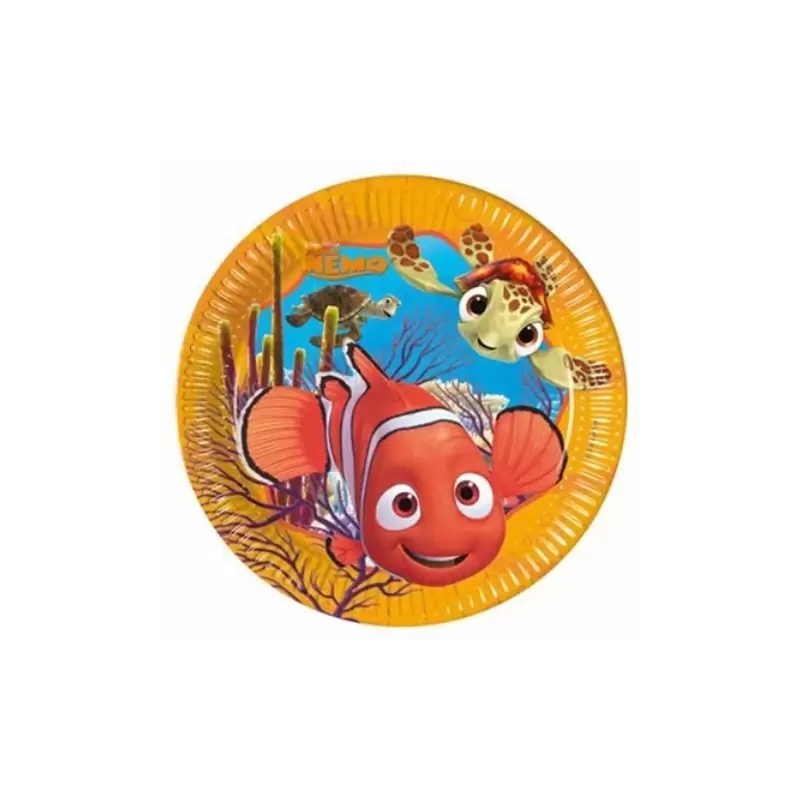 KIT N5 107 PZ COMPLEANNO BAMBINO PESCIOLINO NEMO + 18 BOLLE DI SAPONE