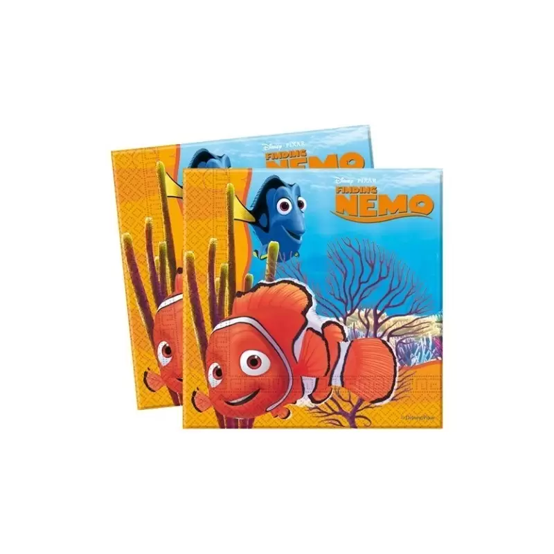 KIT N5 107 PZ COMPLEANNO BAMBINO PESCIOLINO NEMO + 18 BOLLE DI SAPONE