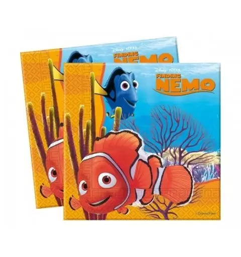 KIT N5 107 PZ COMPLEANNO BAMBINO PESCIOLINO NEMO + 18 BOLLE DI SAPONE