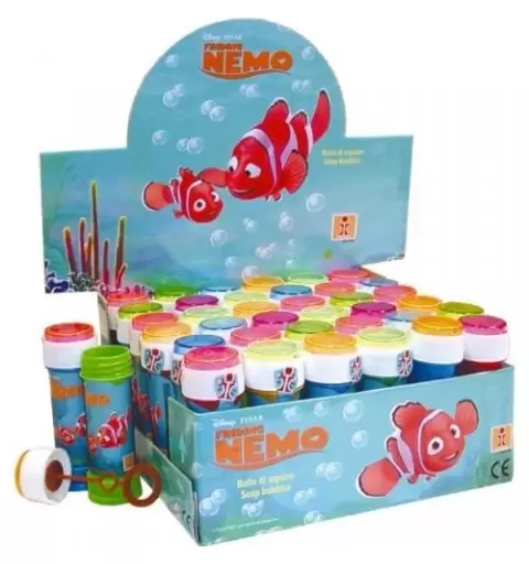 KIT N5 107 PZ COMPLEANNO BAMBINO PESCIOLINO NEMO + 18 BOLLE DI SAPONE