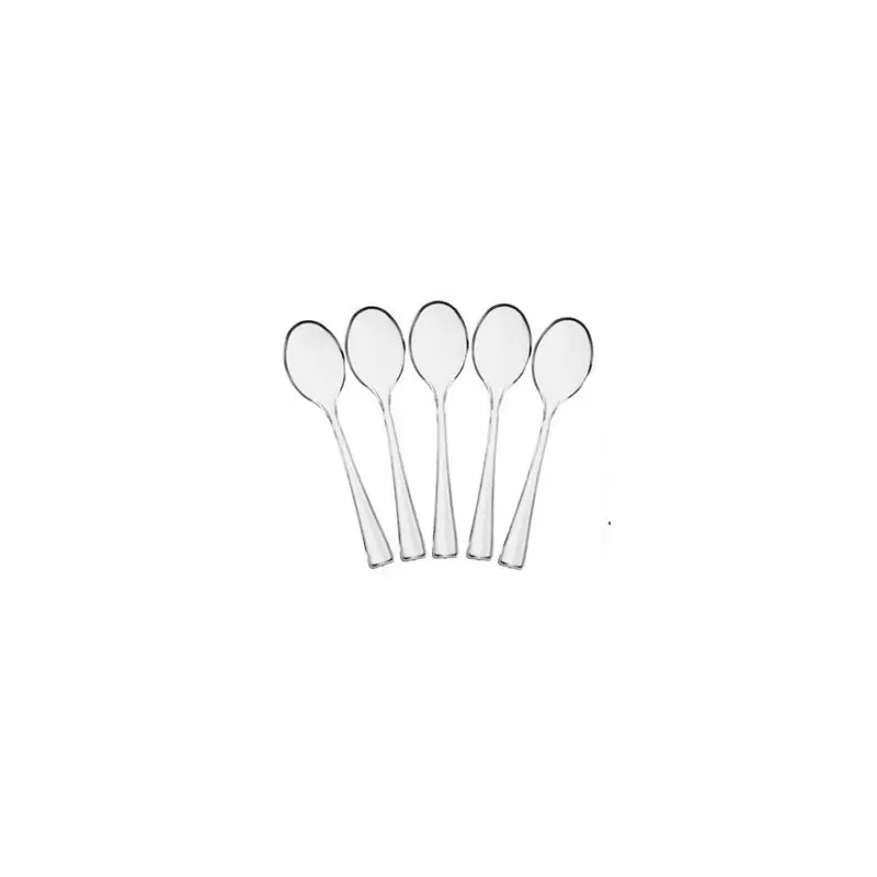 48 MINI CUCCHIAINI IN PLASTICA