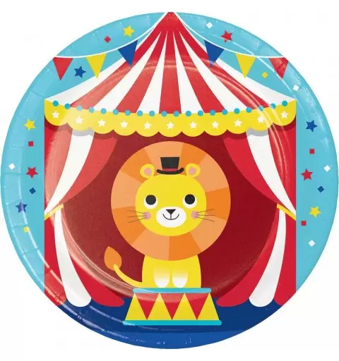 PIATTINI DESSERT CIRCO 40 PZ