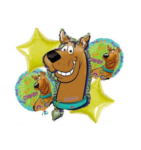 Bouquet n.2 Scooby Doo con palloncini