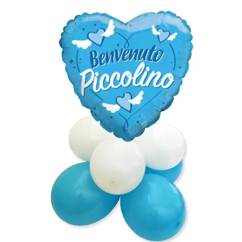 Centrotavola foil nascita
