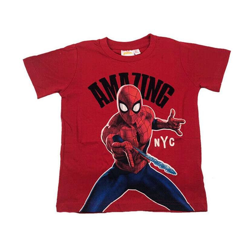 T-shirt Spiderman rossa