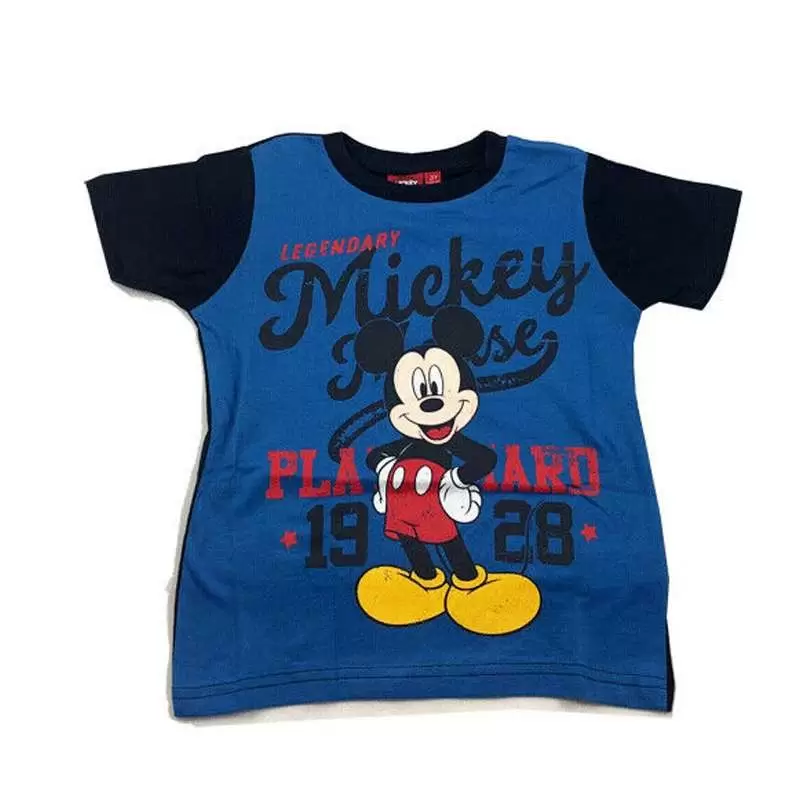 T-shirt Topolino blu per bambini