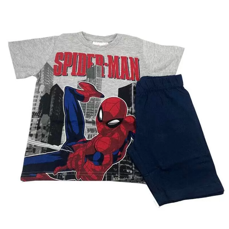 Completo Spiderman tuta grigia
