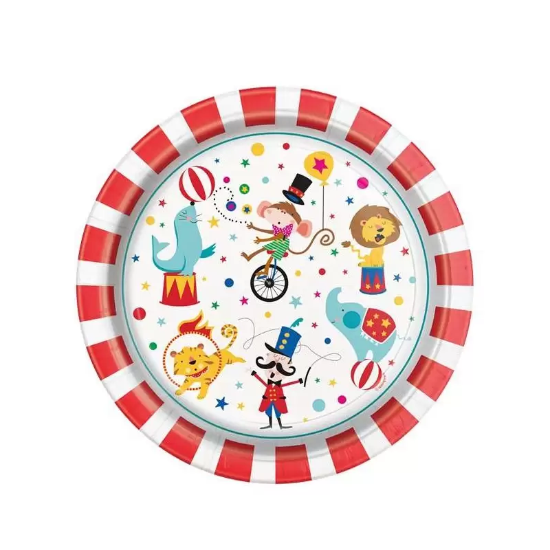 Piatti circo new - 8 pz