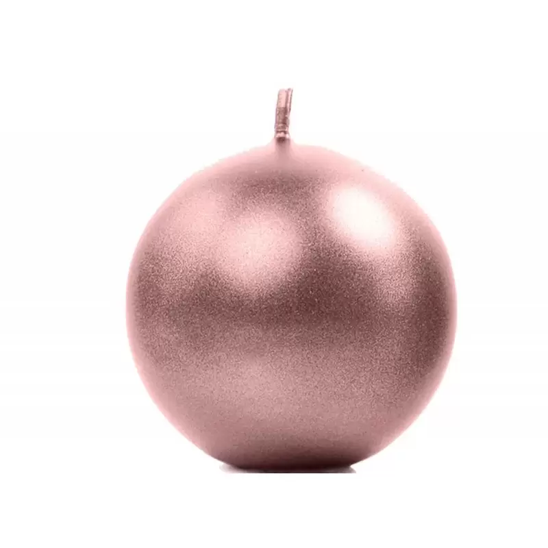 Candele rose gold tonde