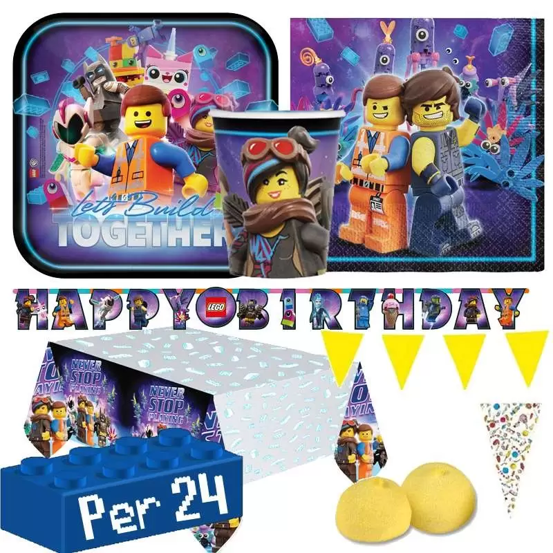KIT N 51 - LEGO BATMAN ACCESSORI TAVOLA + MARSHMALLOW