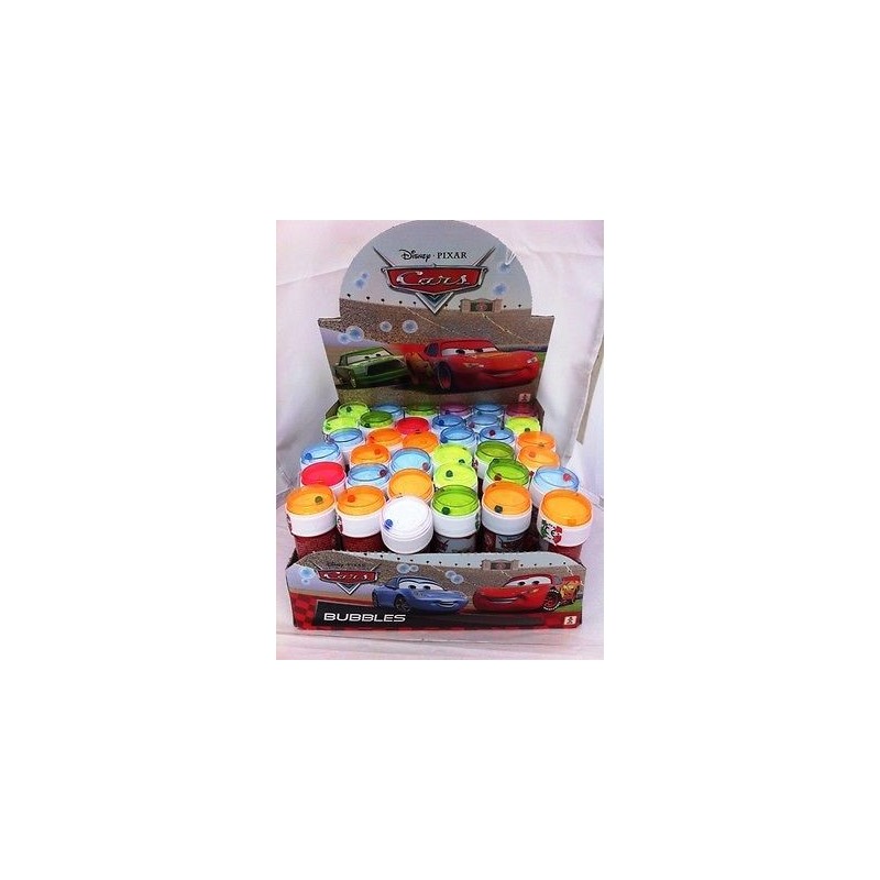 KIT N5 107 PZ COMPLEANNO BAMBINO CARS CON BOLLE DI SAPONE