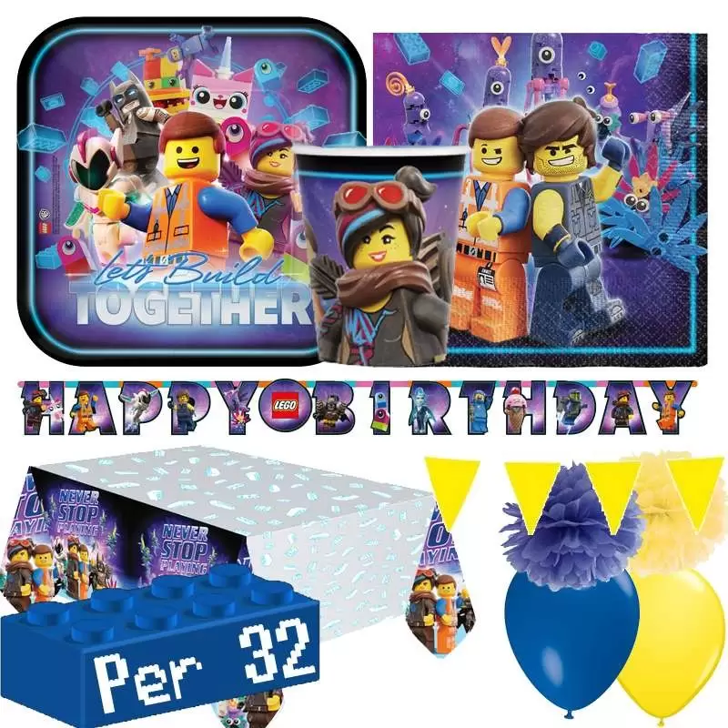 KIT N 46 - COORDINATO ADDOBBI FESTA LEGO - BATMAN