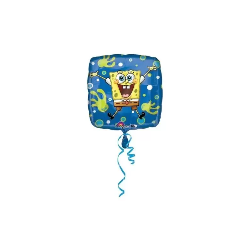 17859 BALLON PALLONCINO FOIL SPONGEBOB ADDOBBI COMPLEANNO BAMBINO