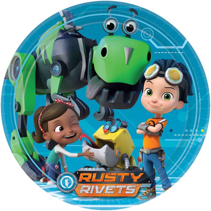 Piatti Rusty Rivets - 8 pz