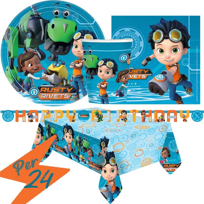 Kit n.13 rusty rivets compleanno