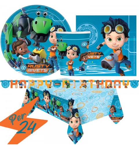 Kit n.13 rusty rivets compleanno