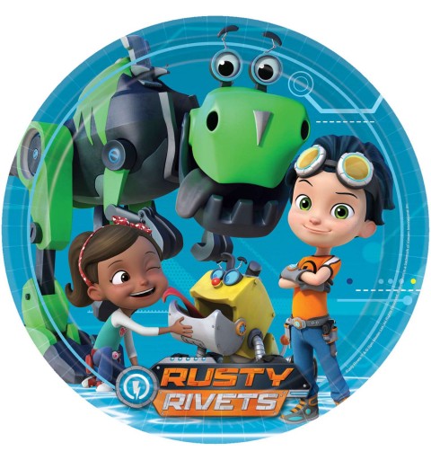 Kit n.49 Rusty Rivets - coordinato tavola bambini