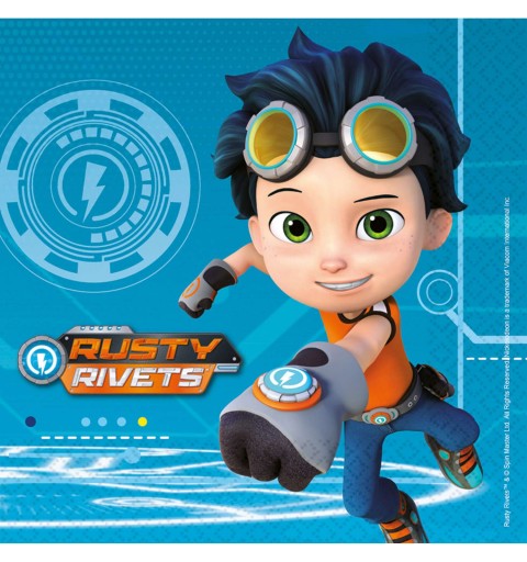 Kit n.30 Rusty Rivets - compleanno bambino ingegnere