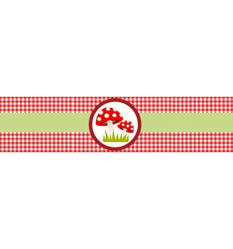 Festa di carta cappuccetto rosso - etichette e adesivi
