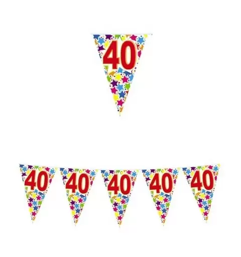 FESTONE CON BANDIERINE COMPLEANNO 30 ANNI 60095