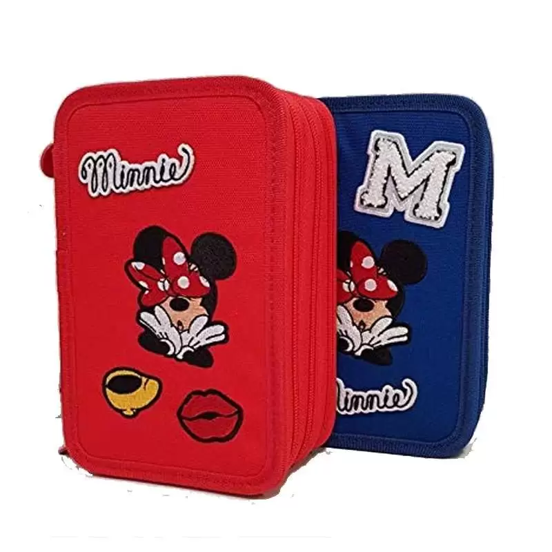 Astuccio Minnie triplo completo - per la scuola elementare
