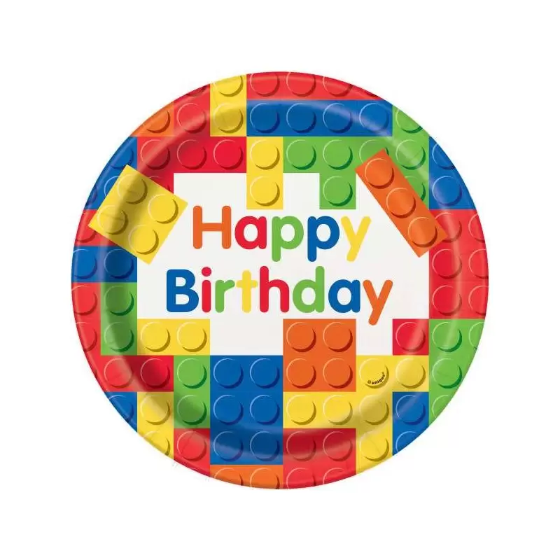 Piatti Lego new - 8 pz