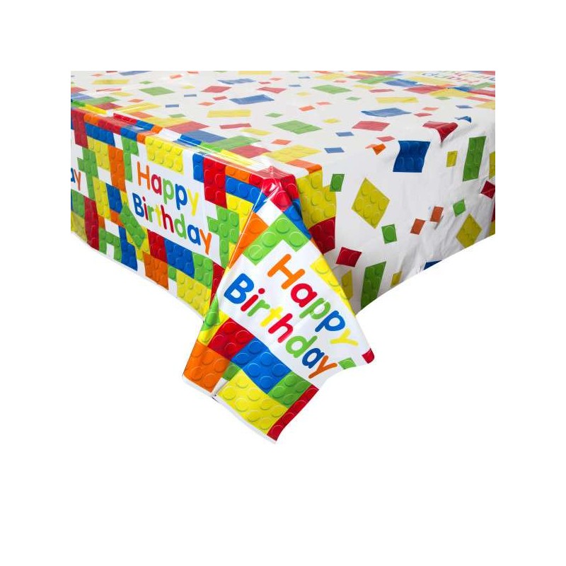 Kit n.3 block party new - set tavola a tema Lego