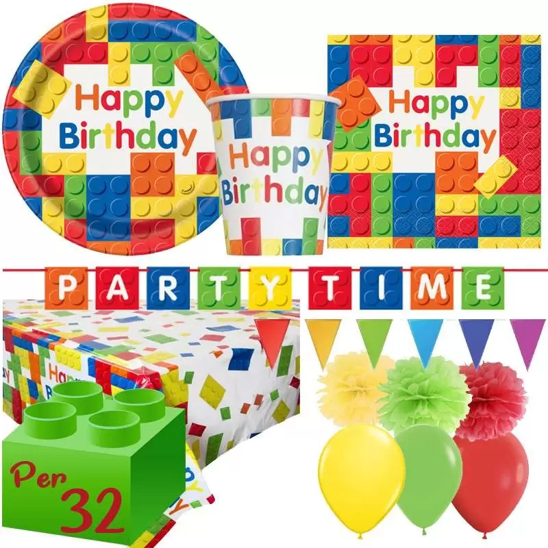 Kit n.46 block party new - completo tavola Lego