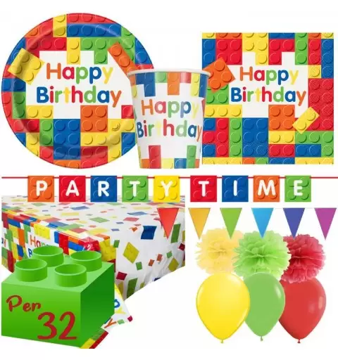 Kit n.46 block party new - completo tavola Lego
