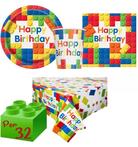 Kit n.16 Block party new - set festa Lego