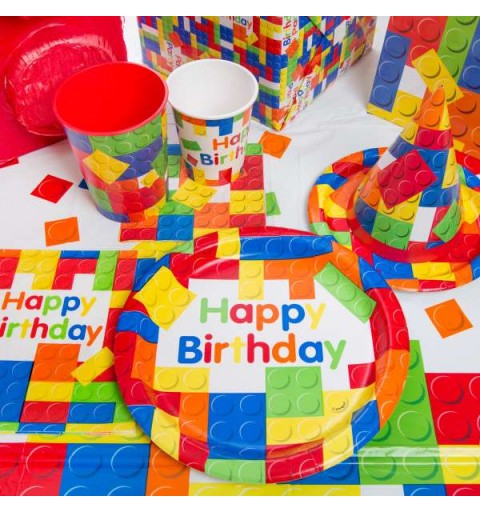 Kit n.54 block party new - coordinato festa Lego