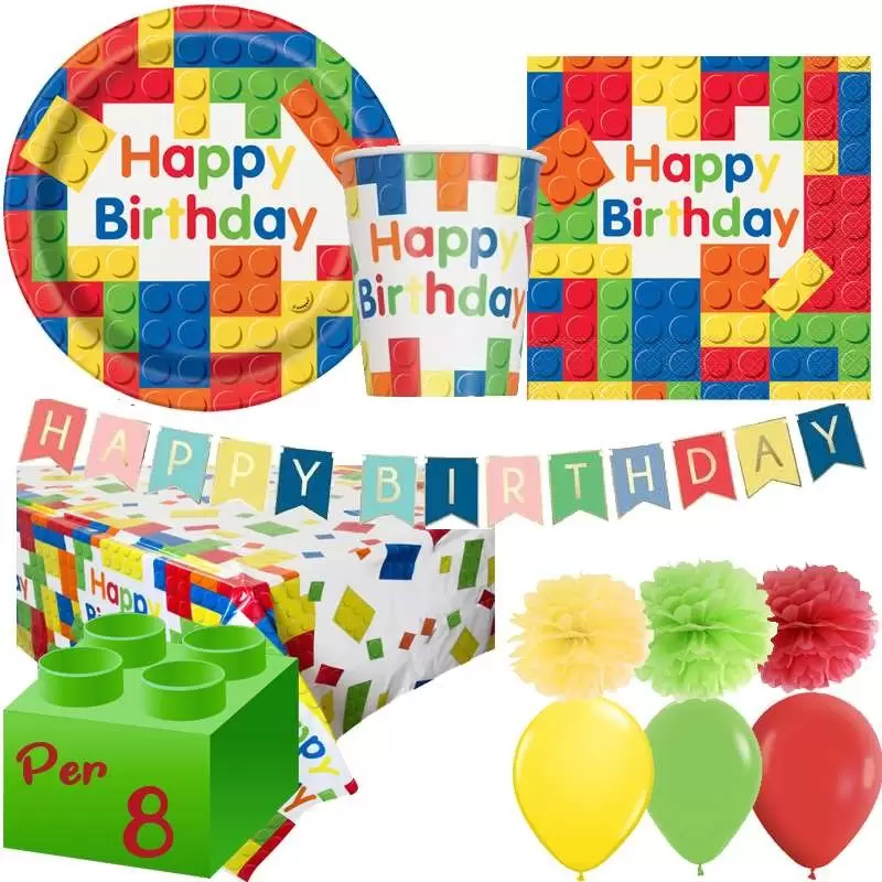 Kit n.65 Block party new Lego - completo per la tavola
