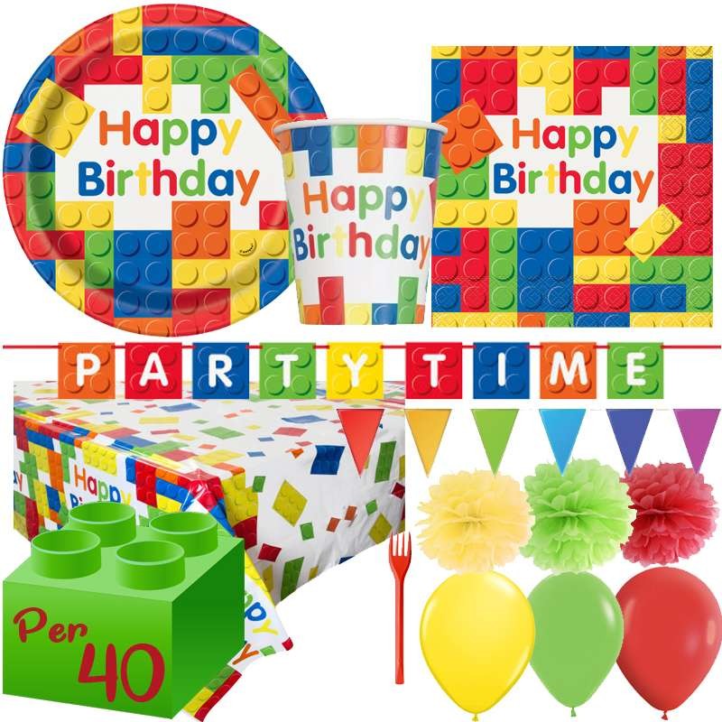 Kit n.59 block party new - set festa lego