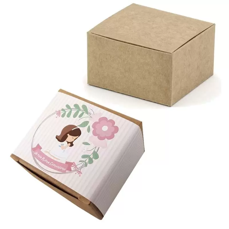 Scatoline portaconfetti comunione bimba rosa