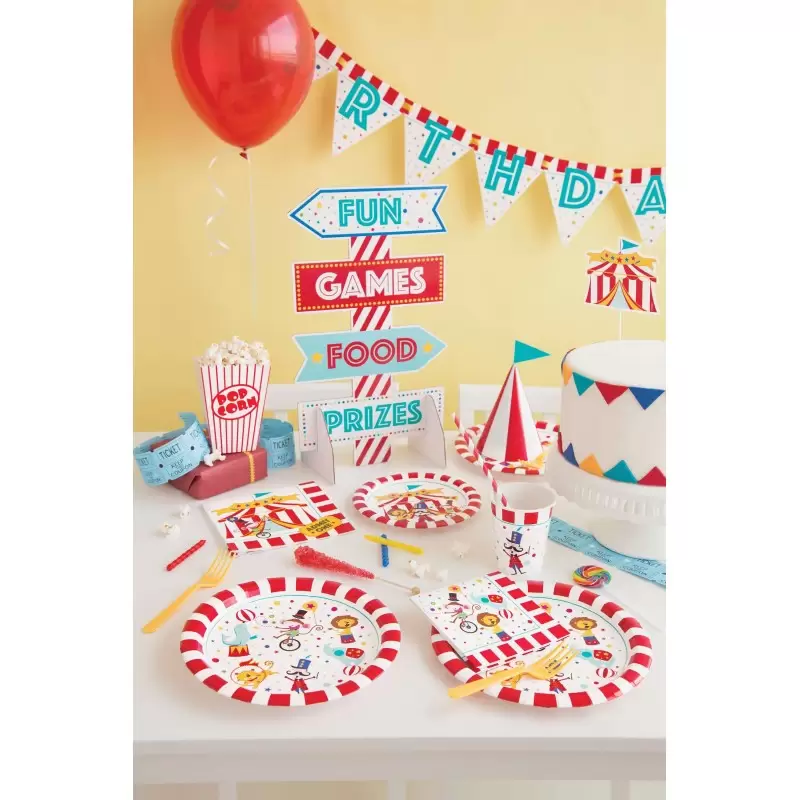 Ghirlanda circo new happy birthday