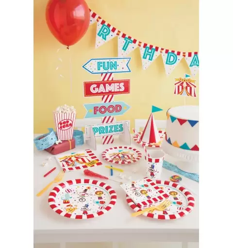 Ghirlanda circo new happy birthday