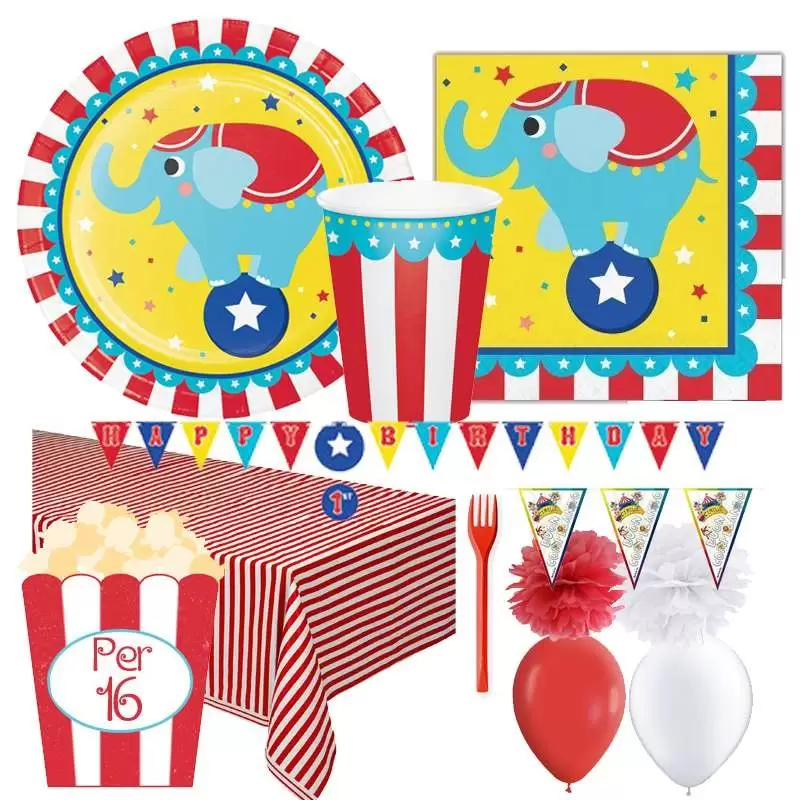 KIT N.54 CIRCO - ACCESSORI PER LA TAVOLA