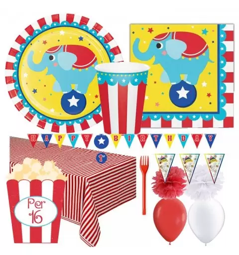 KIT N.54 CIRCO - ACCESSORI PER LA TAVOLA